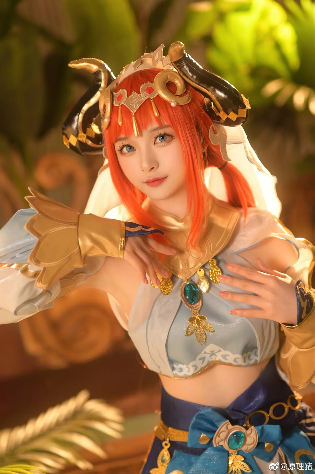 Blacqkl 白莉爱吃巧克力 Cosplay Nilou