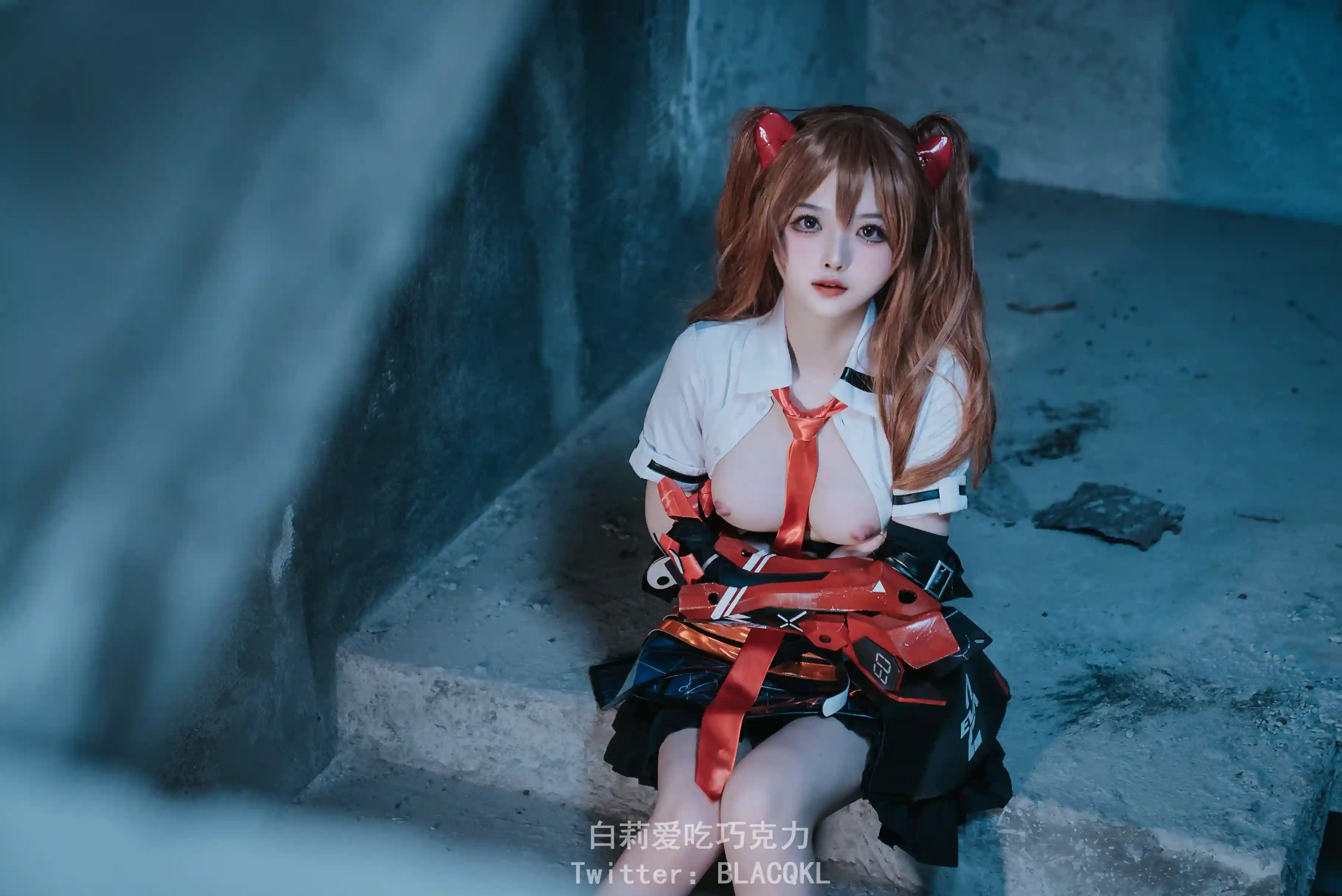 Blacqkl Cosplay Asuka Langley Soryu