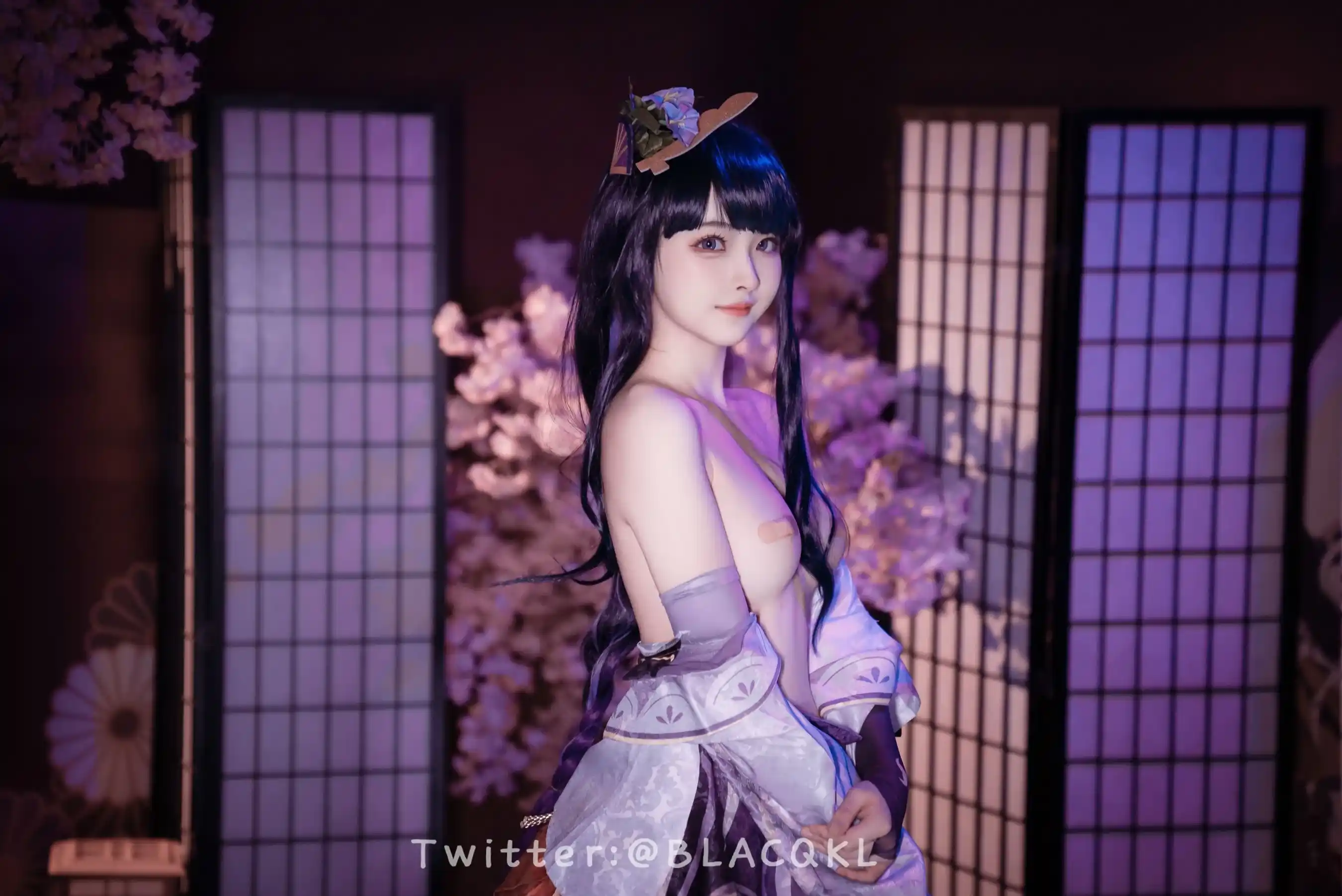 Blacqkl Cosplay Raiden Shogun Genshin Impact