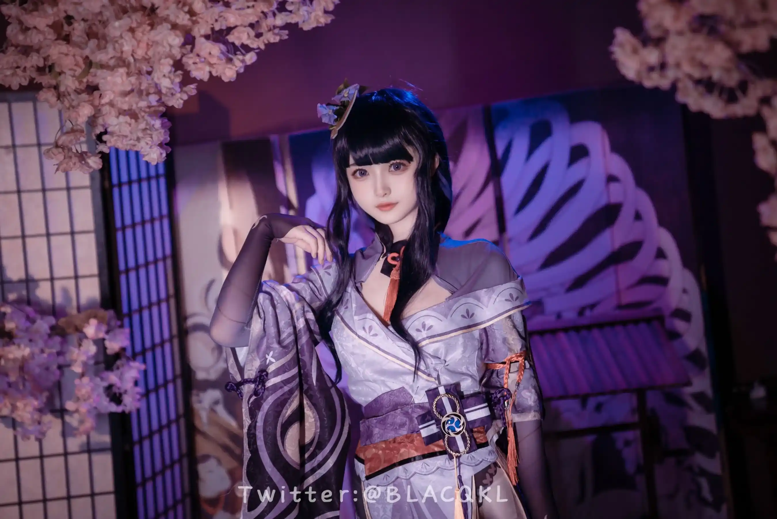 Blacqkl Cosplay Raiden Shogun Genshin Impact