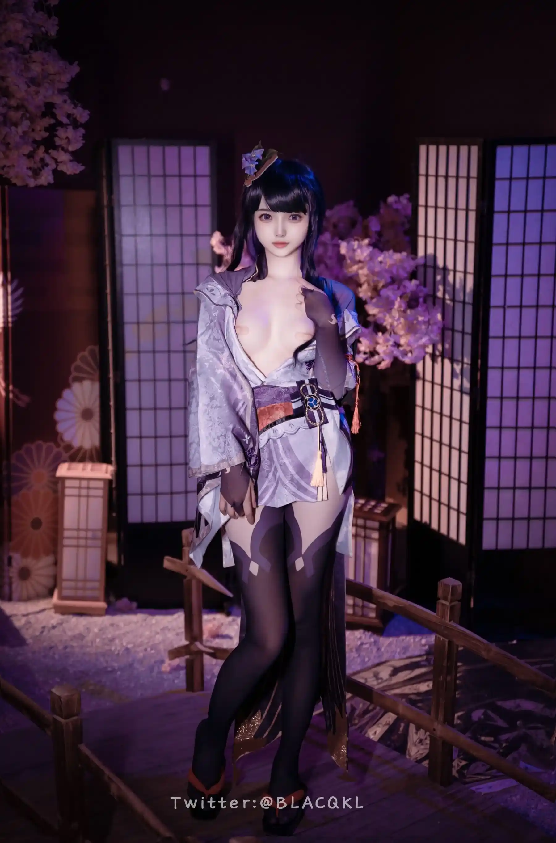 Blacqkl Cosplay Raiden Shogun Genshin Impact