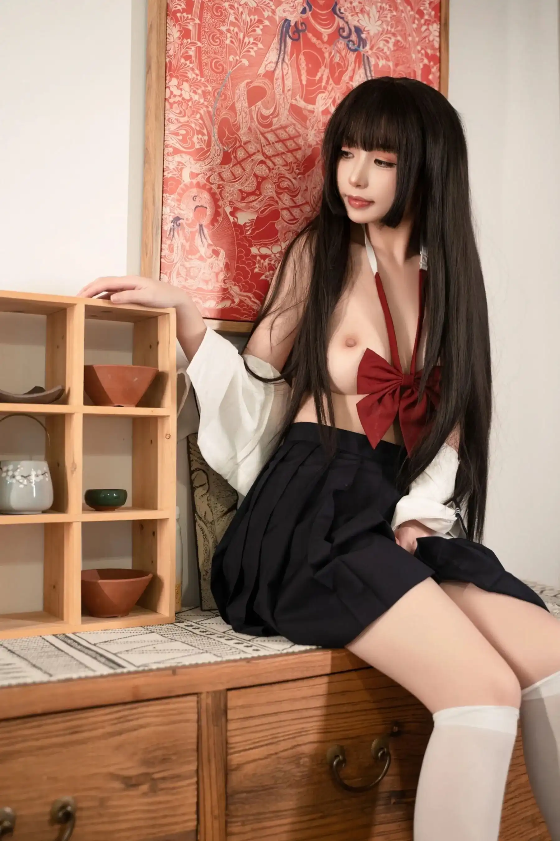 Nekokoyoshi Japanese Schoolgirl