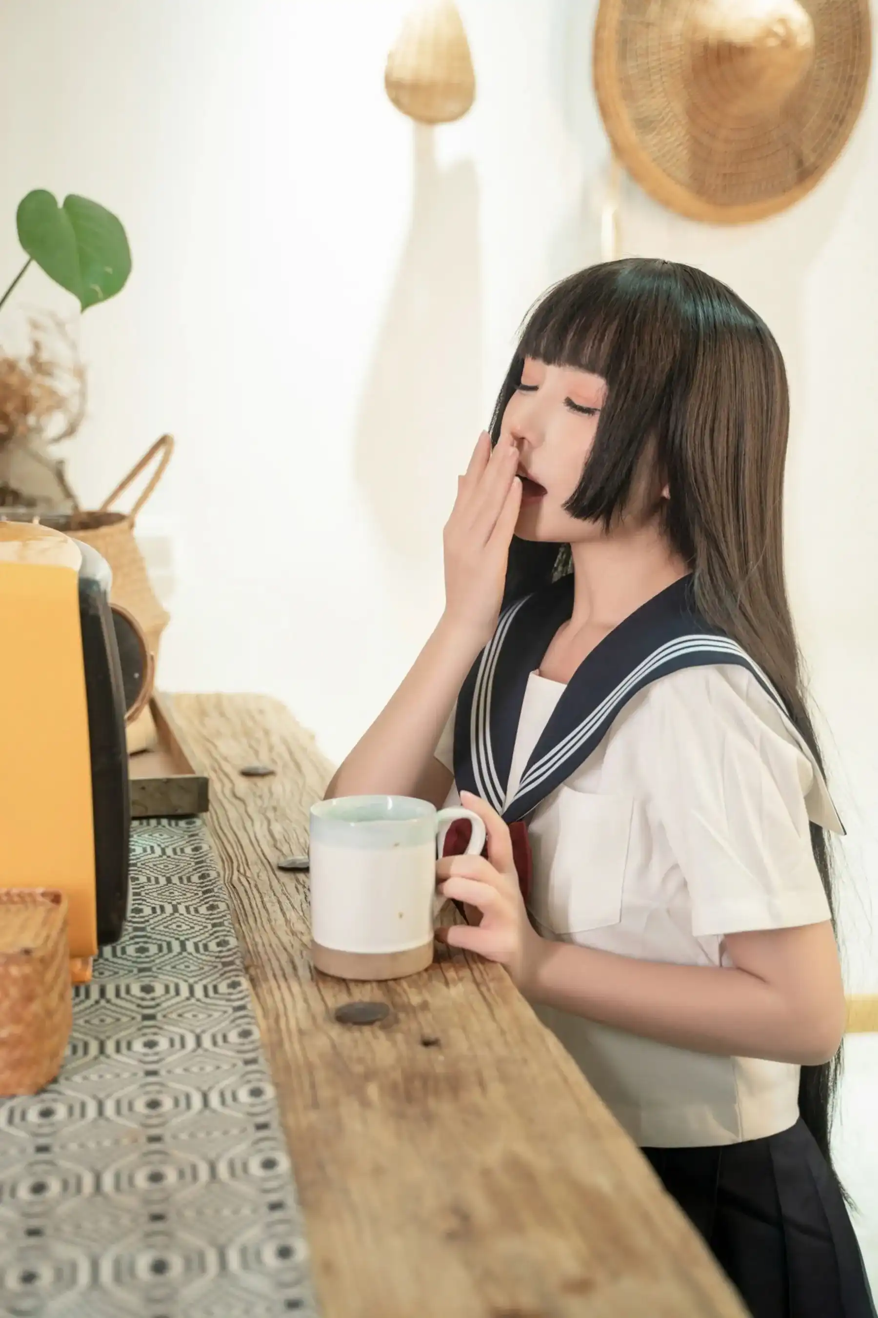 Nekokoyoshi Japanese Schoolgirl