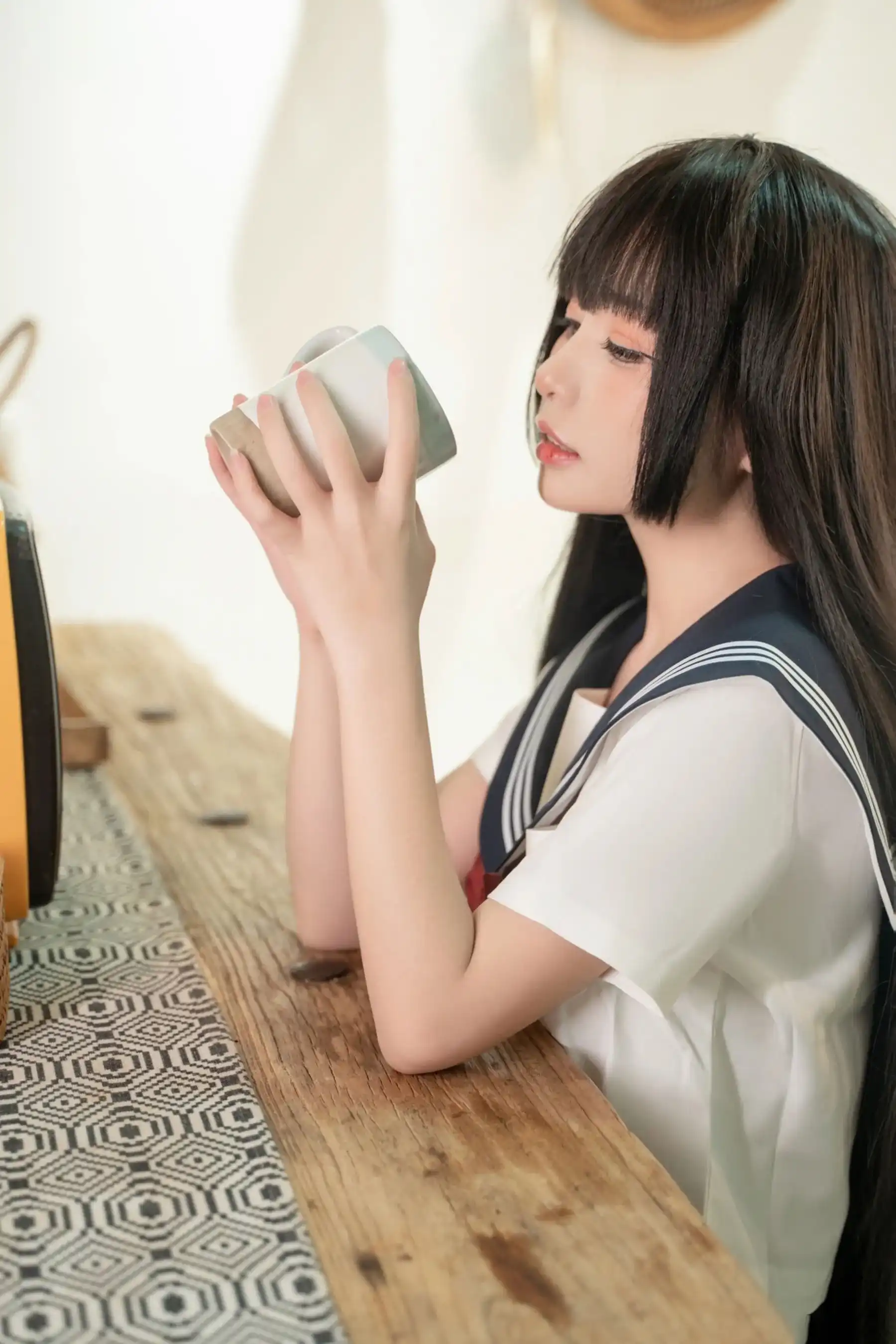 Nekokoyoshi Japanese Schoolgirl