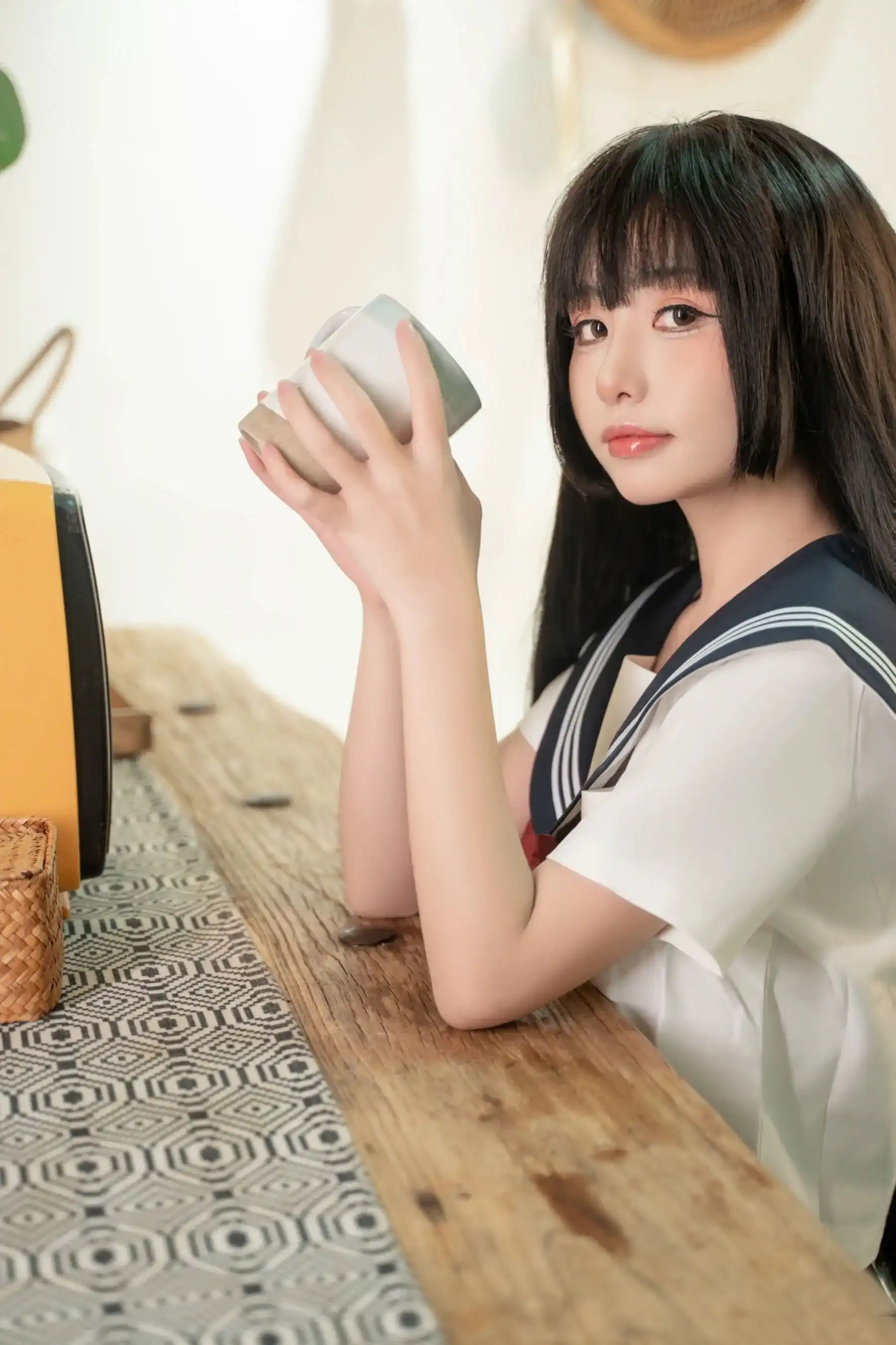 Nekokoyoshi Japanese Schoolgirl