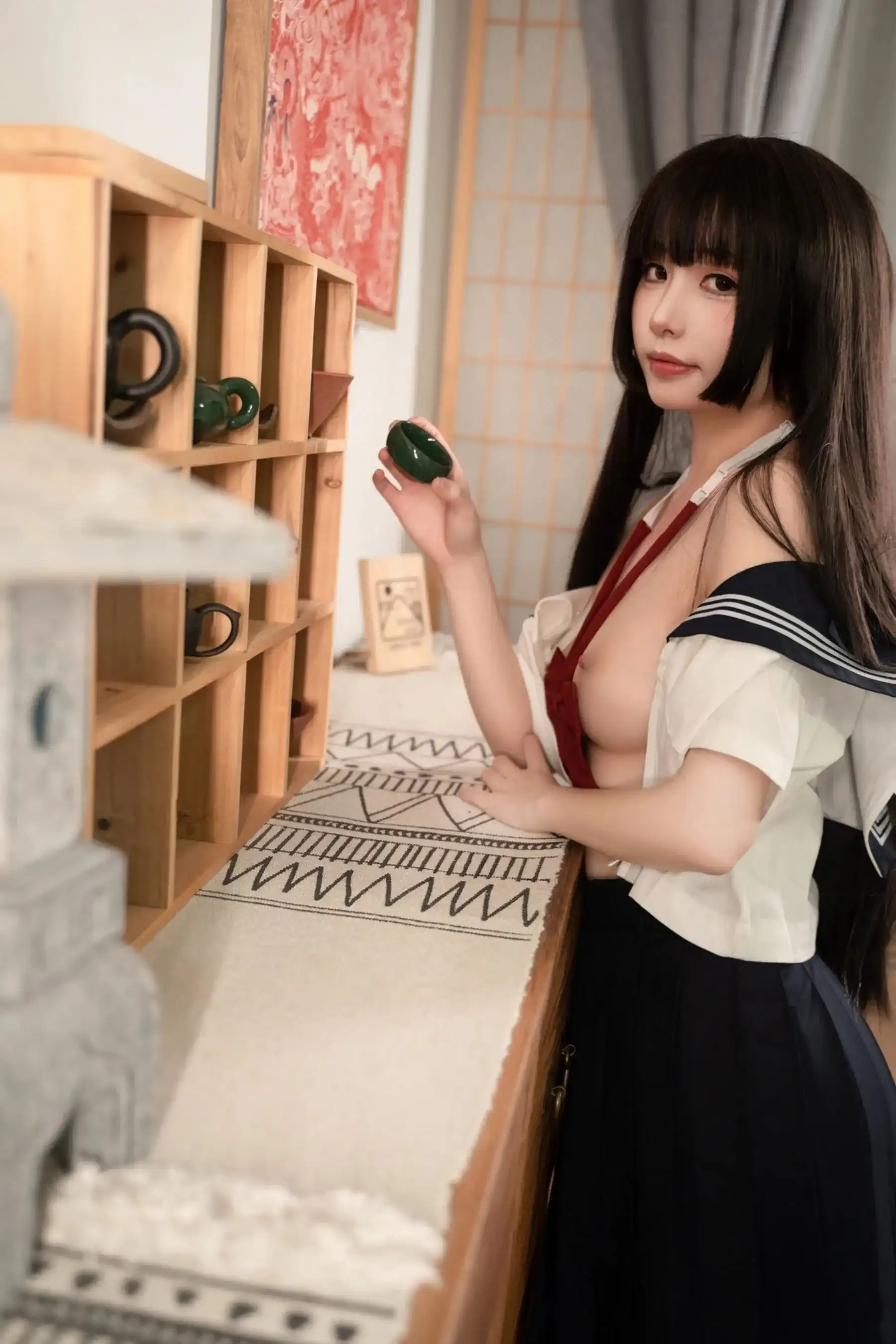 Nekokoyoshi Japanese Schoolgirl